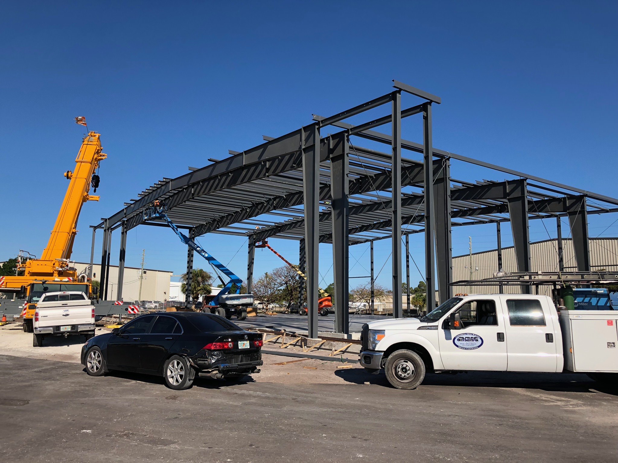  Steel is up and secure 