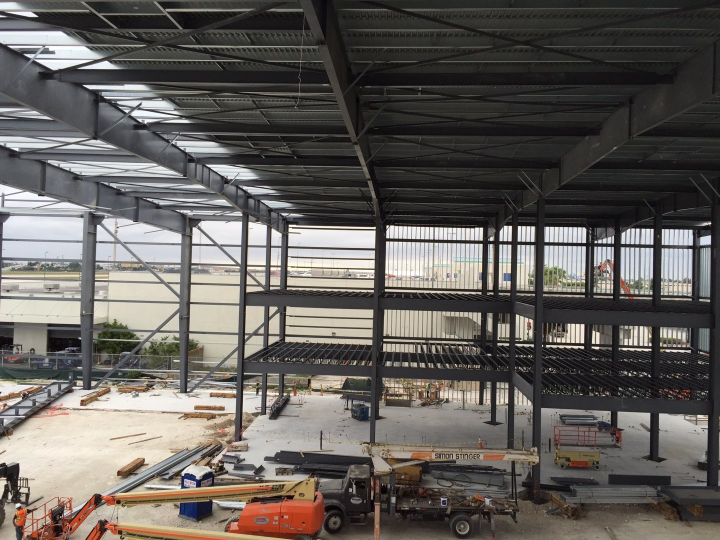  LAN Cargo Hangar Mezzanine Steel 
