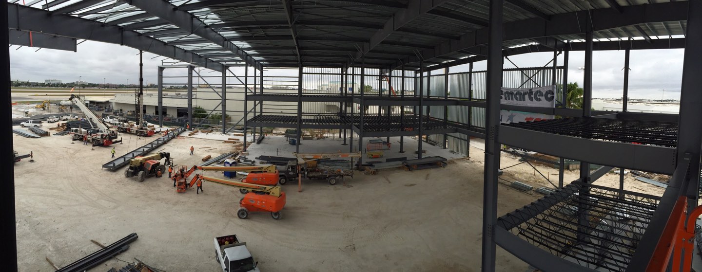  LAN Cargo Hangar View from Mezzanine 