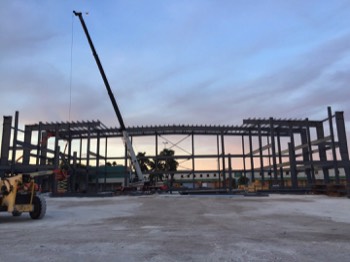  LAN Cargo Hangar Mezzanine Erection 