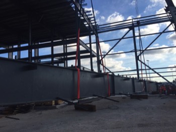  LAN Cargo Hangar Steel Erection 