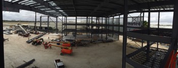  LAN Cargo Hangar View from Mezzanine 