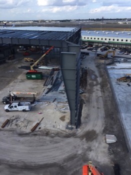  LAN Cargo Hangar Steel Erection 