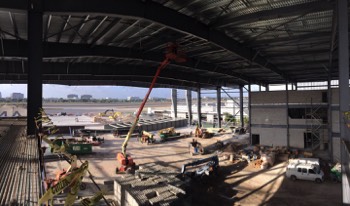  LAN Cargo Hangar Steel Erection 