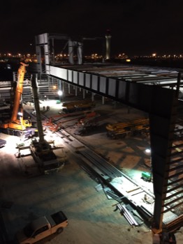  LAN Cargo Hangar Steel Erection 