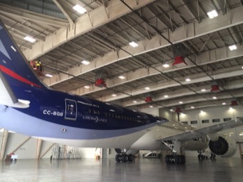  LAN Cargo Hangar Dreamliner 