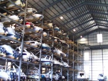  Loggerhead Marina Boat Racks with Boats 