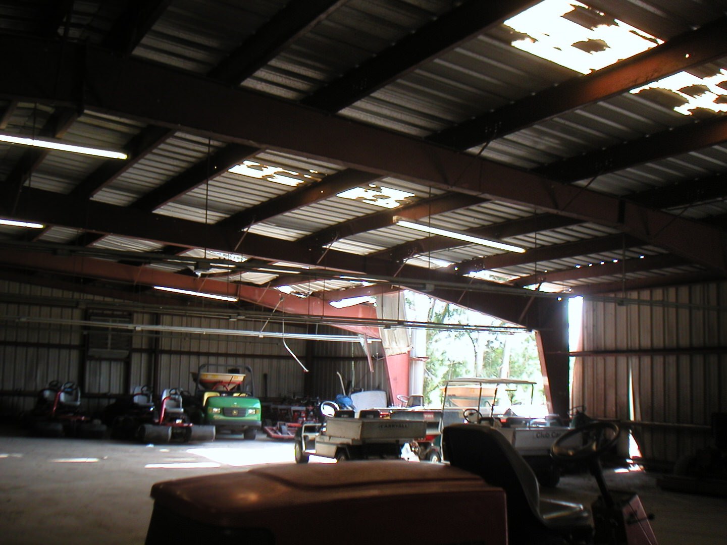  Fort Lauderdale Golf Club Partial Wall Collapse after Hurricane Wilma 